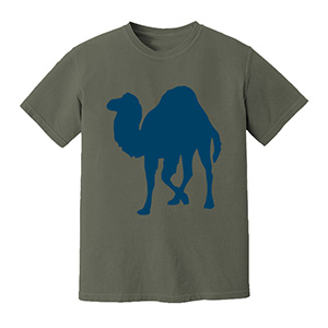 camel  DTG pure cotton t-shirts