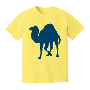 camel  DTG pure cotton t-shirts