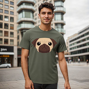 dog   DTG pure cotton t-shirts