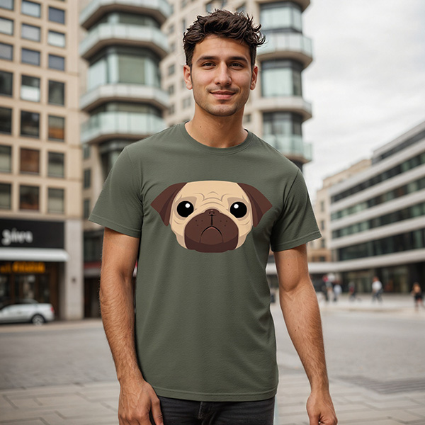 dog   DTG pure cotton t-shirts