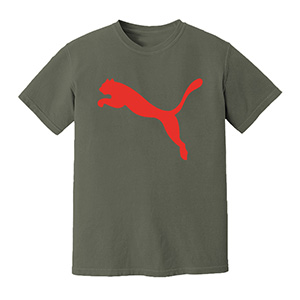 red Leopard   DTG pure cotton t-shirts