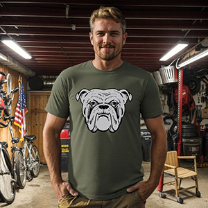 dog   DTG pure cotton t-shirts