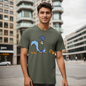Roadrunner    DTG pure cotton t-shirts