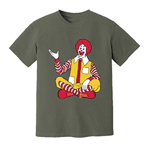 clown  DTG pure cotton t-shirts