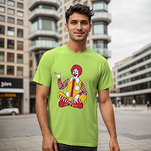 clown  DTG pure cotton t-shirts