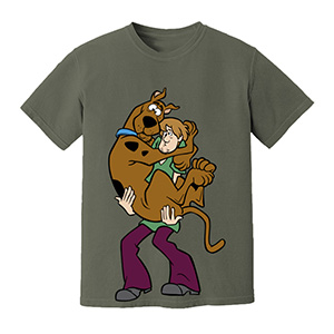 scooby doo  DTG pure cotton t-shirts