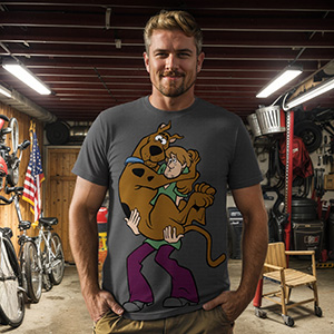 scooby doo  DTG pure cotton t-shirts