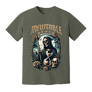 DEATH  DTG pure cotton t-shirts