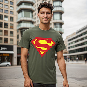 superman  DTG pure cotton t-shirts