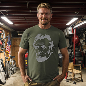 tesla old man   DTG pure cotton t-shirts
