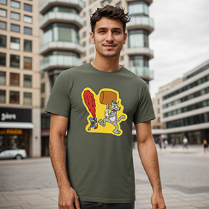 cat   DTG pure cotton t-shirts
