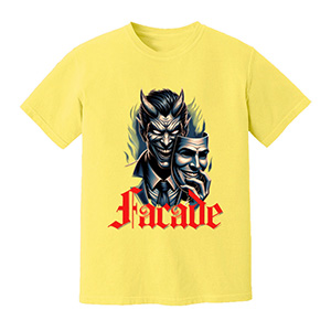 Facade of Evil  DTG pure cotton t-shirts