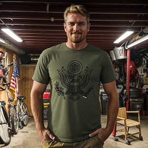 Flag of the President of the United States   DTG pure cotton t-shirts