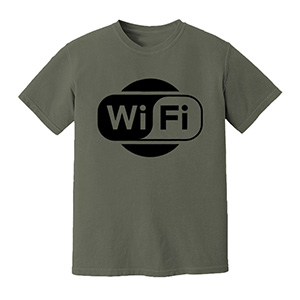 wifi   DTG pure cotton t-shirts