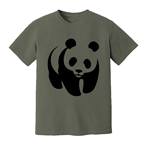 Panda Bear  DTG pure cotton t-shirts