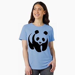 Panda Bear  DTG pure cotton t-shirts