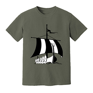 vikings  DTG pure cotton t-shirts