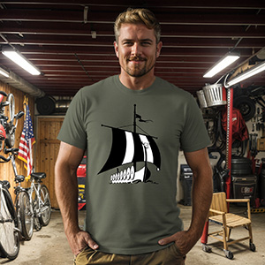 vikings  DTG pure cotton t-shirts
