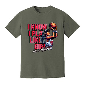 I know i play like a gigi  DTG pure cotton t-shirts