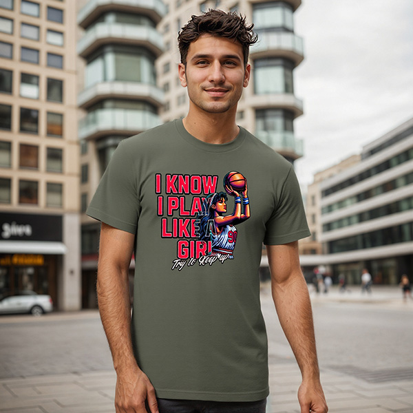 I know i play like a gigi  DTG pure cotton t-shirts