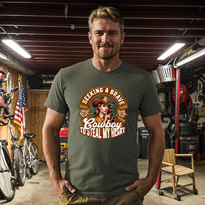 Western Cowgirl  DTG pure cotton t-shirts