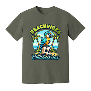 Beach Vibe  DTG pure cotton t-shirts