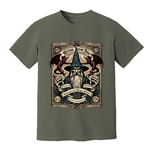 Mystical Realms Await  DTG pure cotton t-shirts