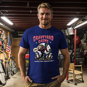 Graveyard Gains  DTG pure cotton t-shirts