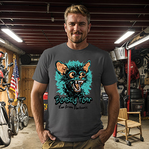 Beastly Fear  DTG pure cotton t-shirts