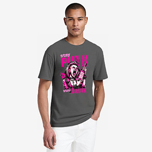 Stay Punk Stay Drunk   DTG pure cotton t-shirts