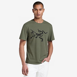 Ancient fossils bird print DTG pure cotton t-shirts