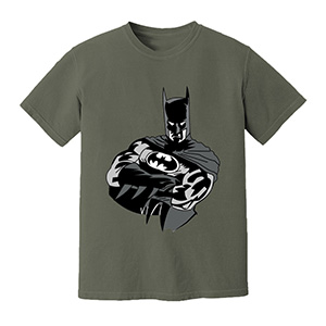 Batman print   DTG pure cotton t-shirts