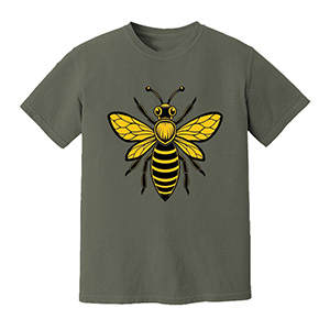 Crazy bee  DTG pure cotton t-shirts