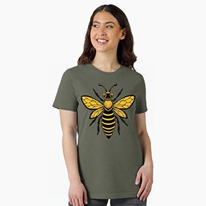Crazy bee  DTG pure cotton t-shirts