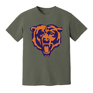 Chicago bears  DTG pure cotton t-shirts