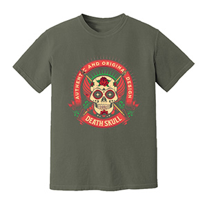 Death skull  DTG pure cotton t-shirts