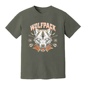 Wolf Pack  DTG pure cotton t-shirts
