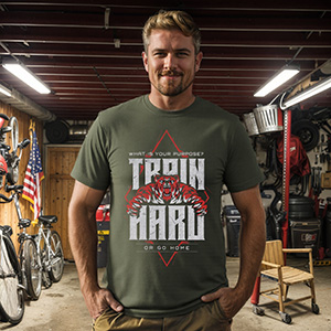 Tiger Hero  DTG pure cotton t-shirts
