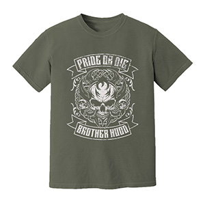 Pride or Die Skull  DTG pure cotton t-shirts