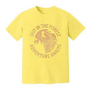 Out in the forest Adventure awaits DTG pure cotton t-shirts