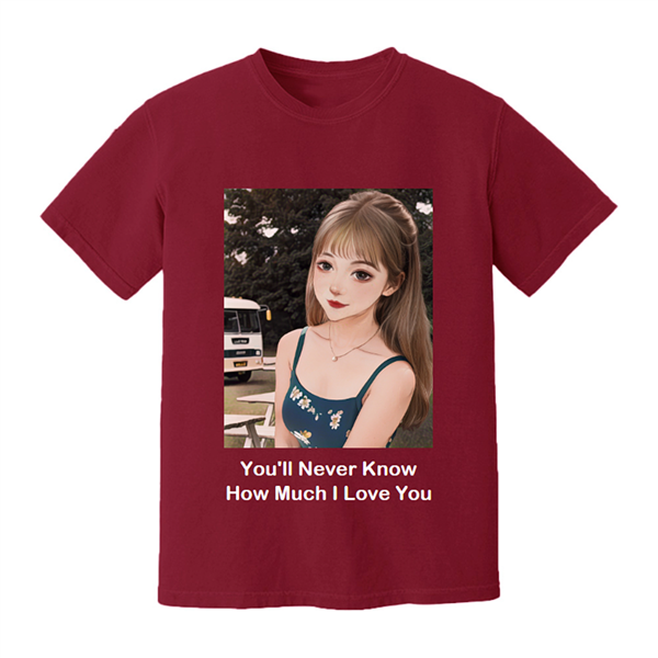 [Personalized] Emoji. DTG pure cotton t-shirts Unisex left chest DTF print