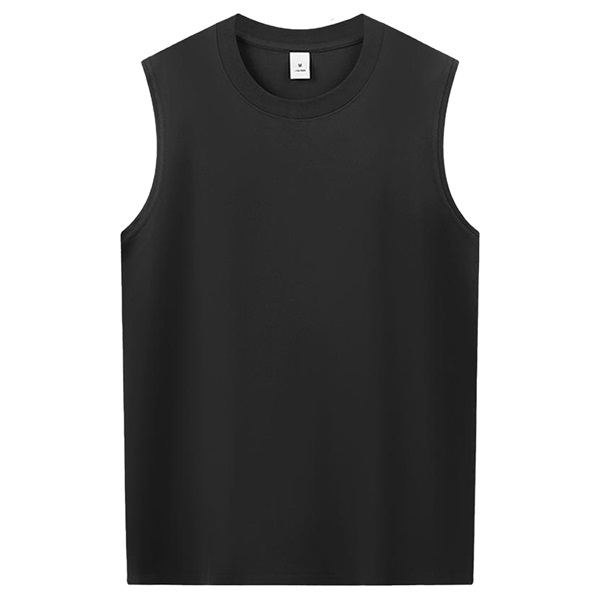 [Personalized] Emoji. cotton Sleeveless t-shirts 1/2 DTG print  Unisex