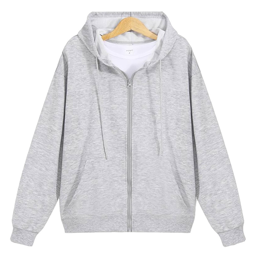 [Personalized] Emoji. Zip-up Hoodie Unisex  1/2 DTG print 