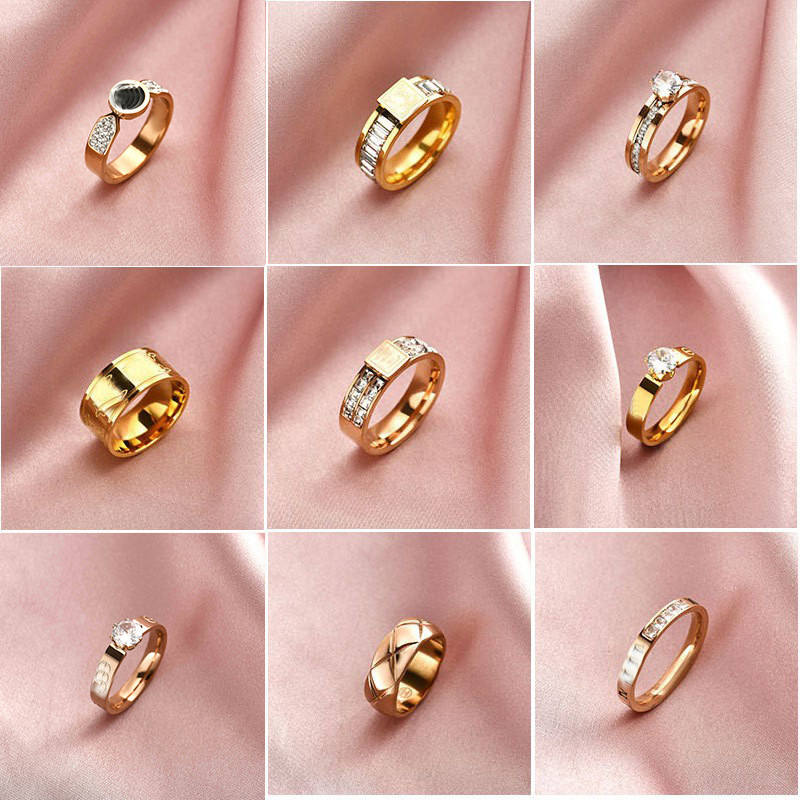 male and female couple pair ring ring explosion jewelry