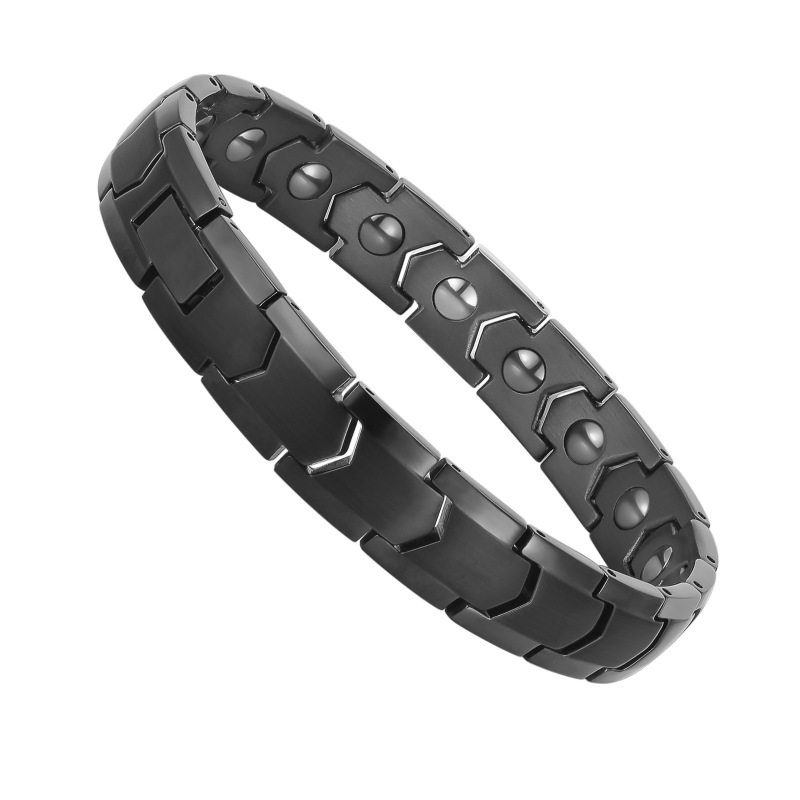 Stainless Steel Magnetic Therapy Bracelet Anti-static Negative Ion Energy Bracelet Men's Jewelry Wholesale Same Day Delivery