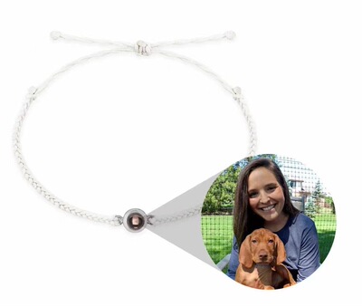 Personalized Circle Photo Bracelet